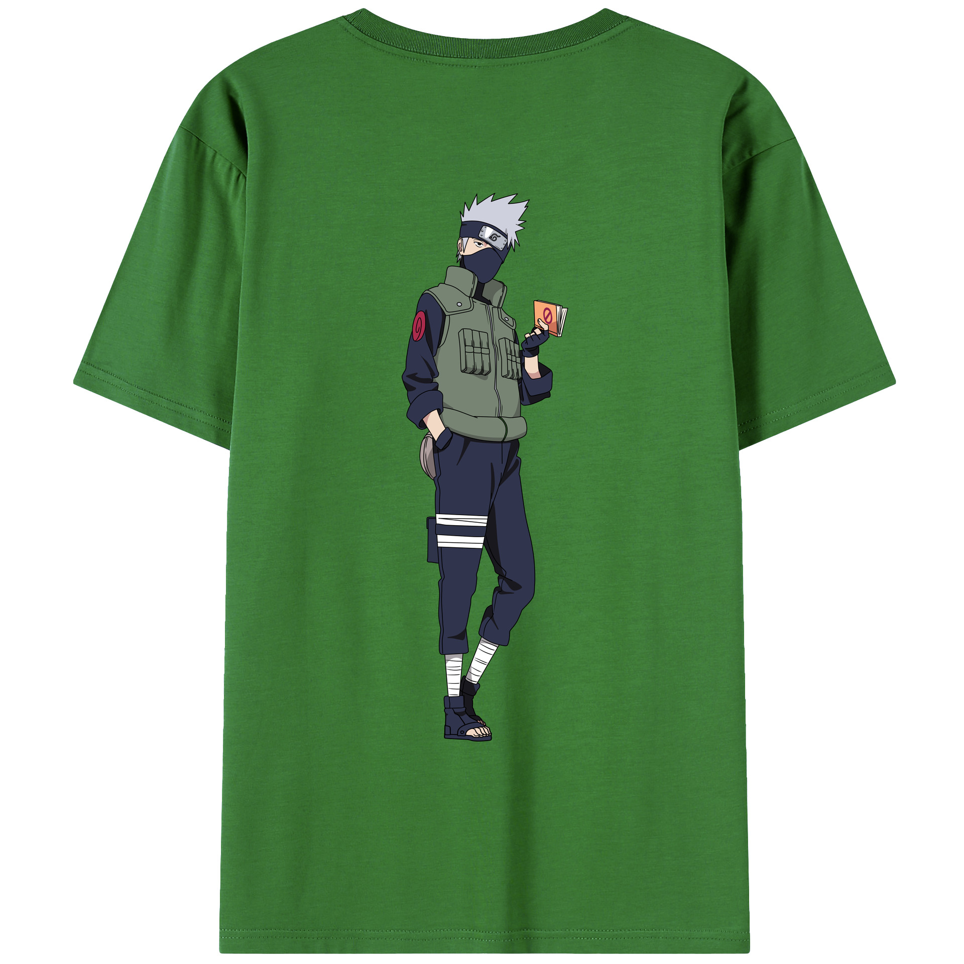 （画像用） NARUTO -ナルト- はたけ カカシ Hatake Kakashi レディース半袖Tシャツ(バックプリント)